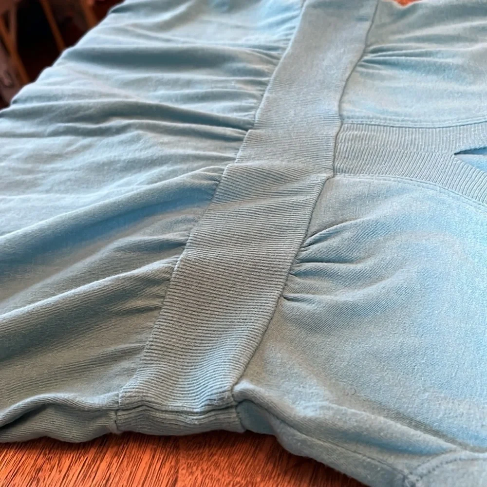 Aeropostale Teal V Neck Babydoll Mini Dress Y2K Early 2000s Size L